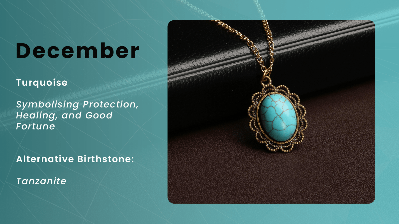 Birthstone information for December