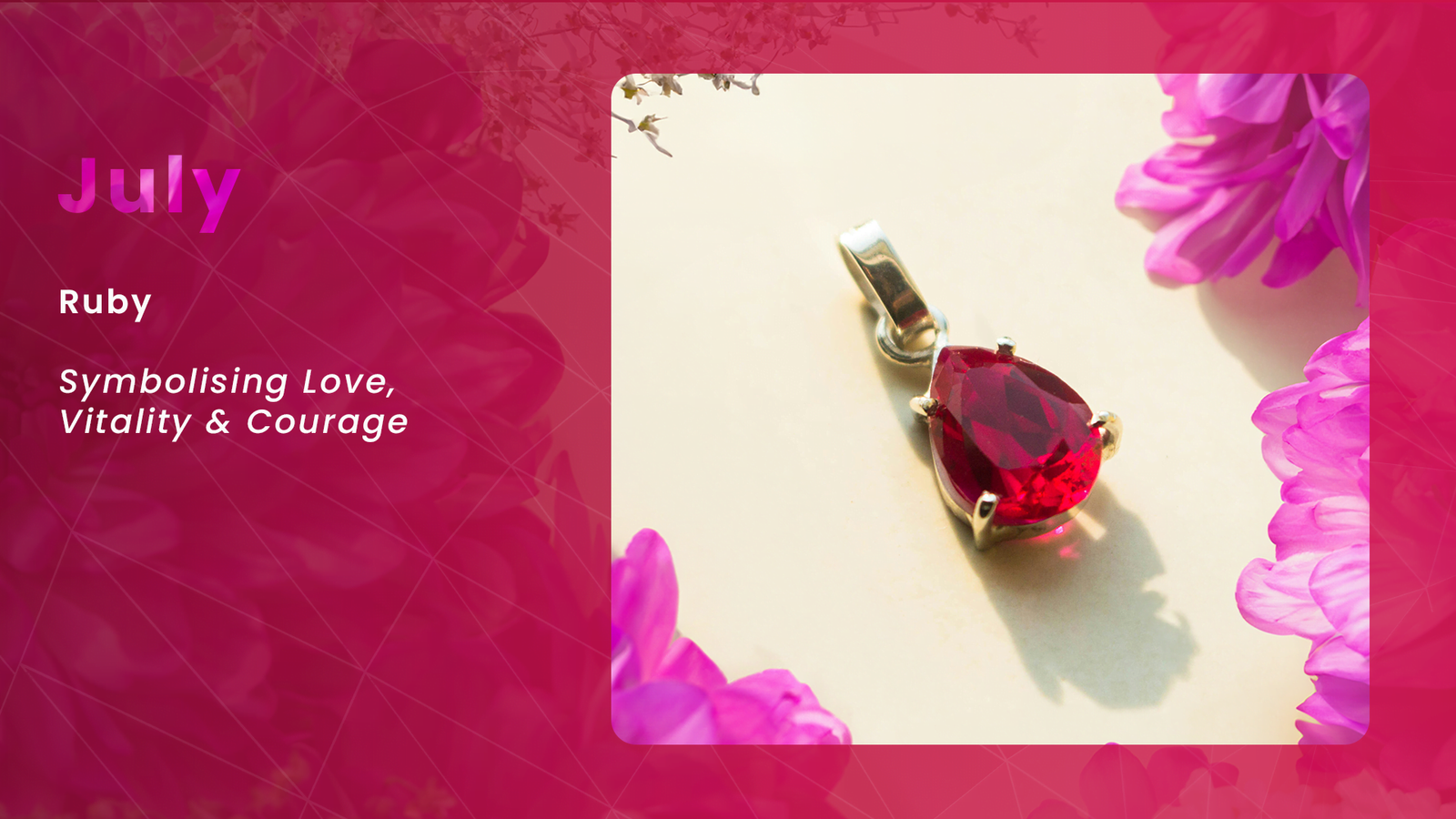 Birthstone information for July