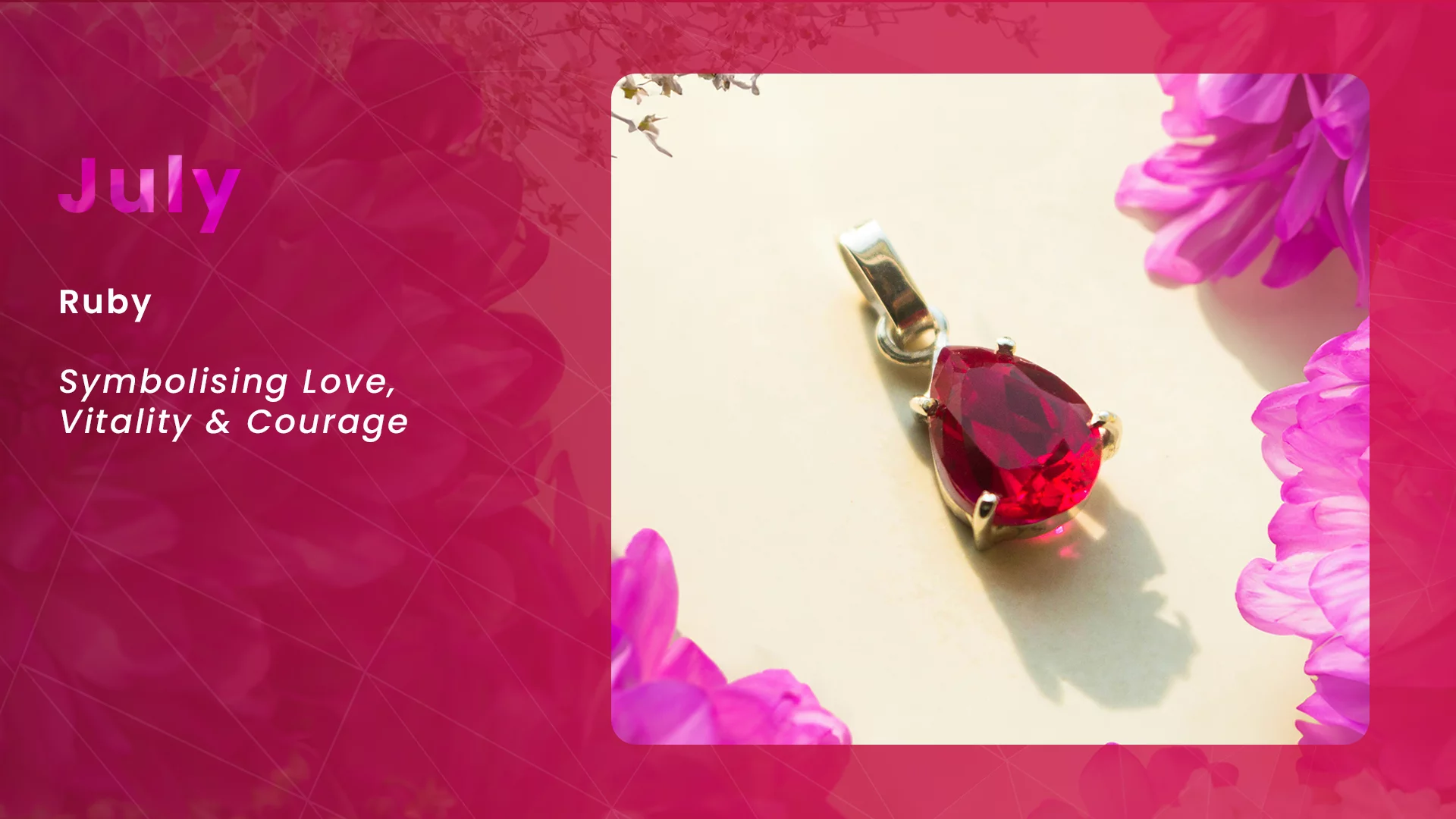 Birthstone information for July