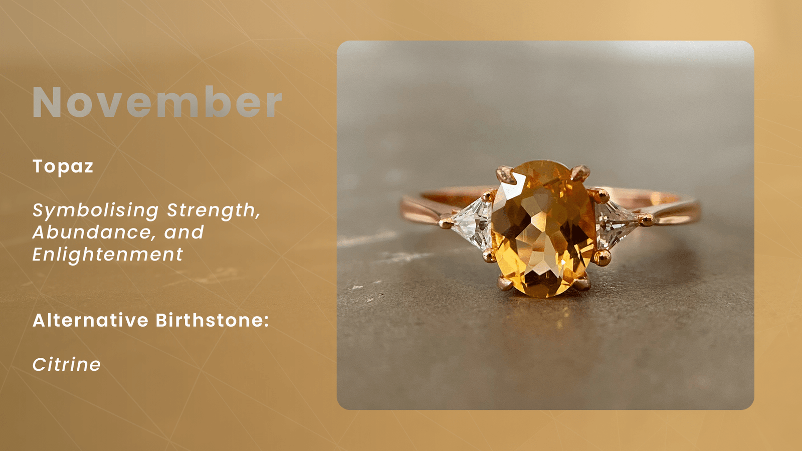 Birthstone information for November
