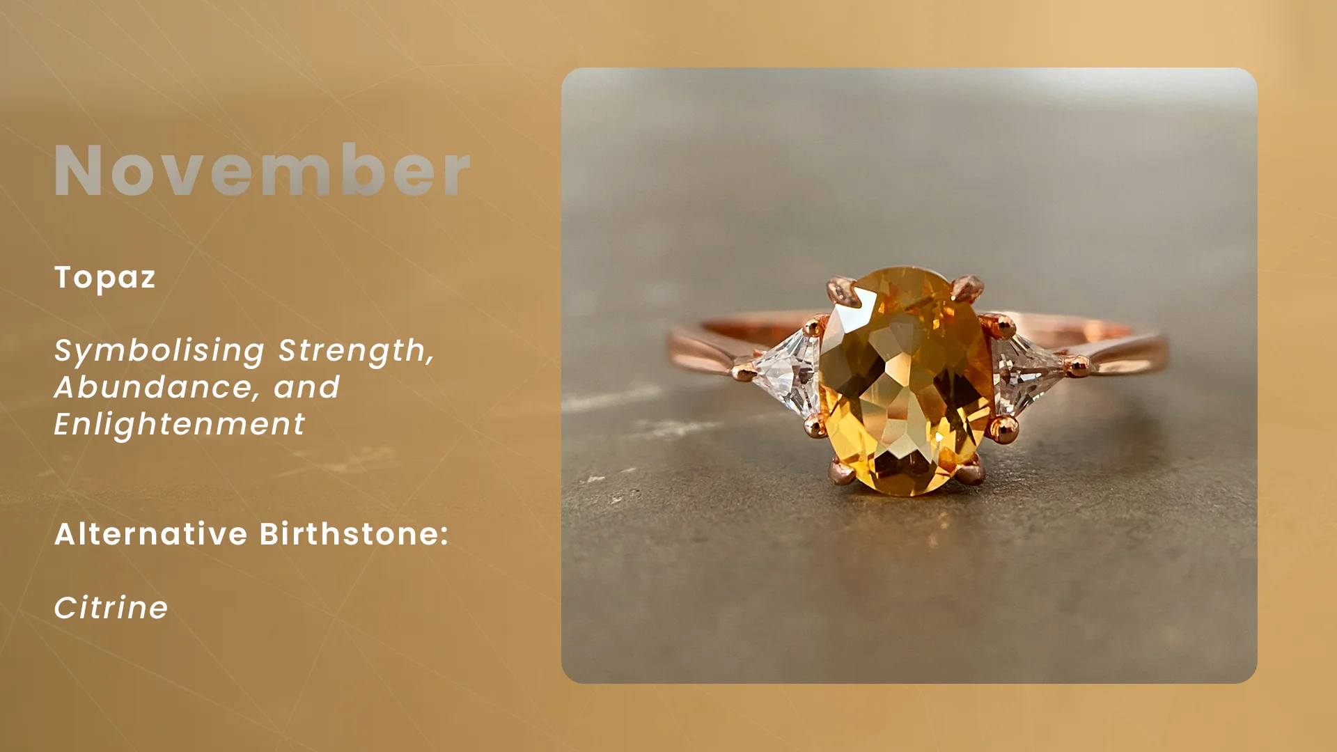 Birthstone information for November
