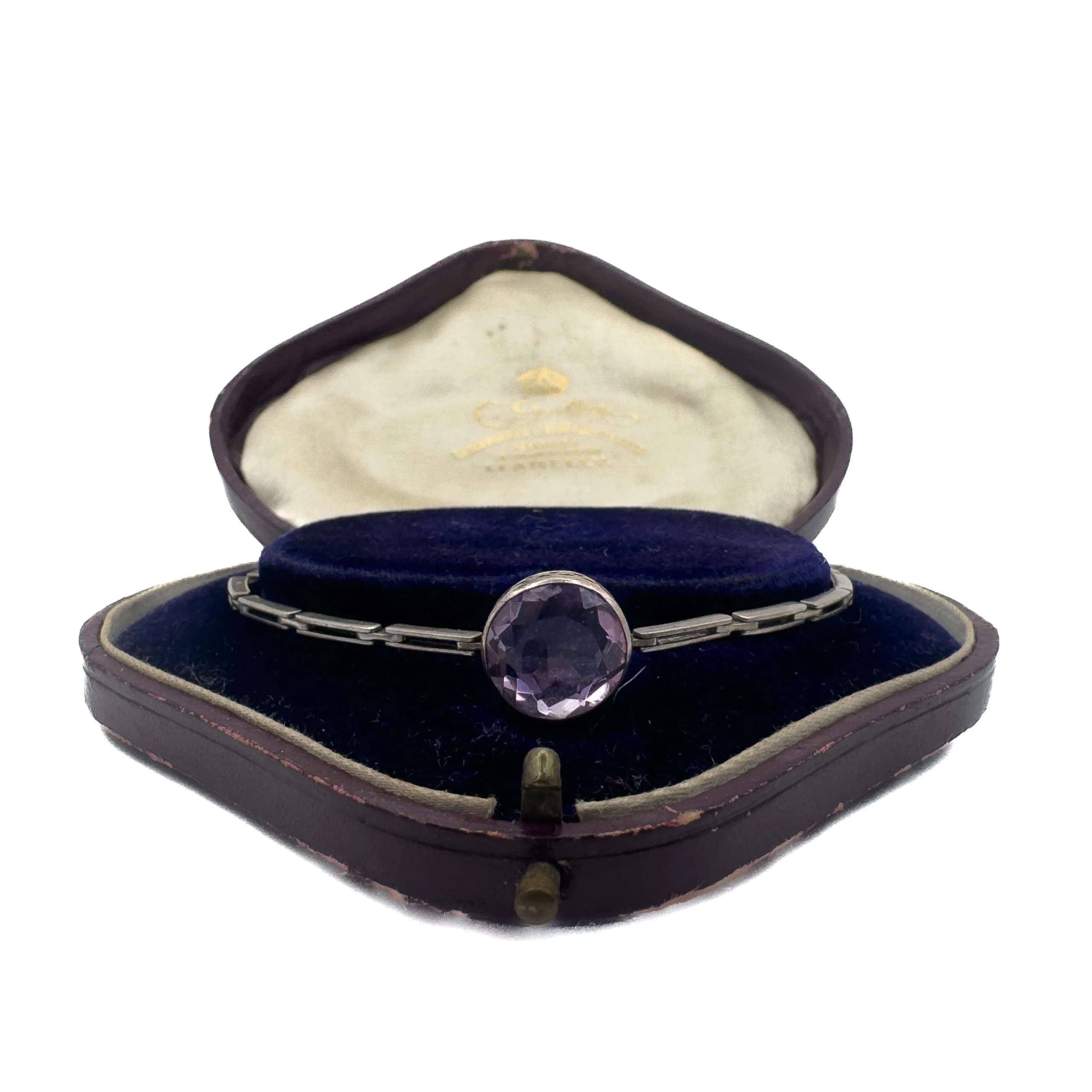 Amethyst Silver Bracelet - Image 2