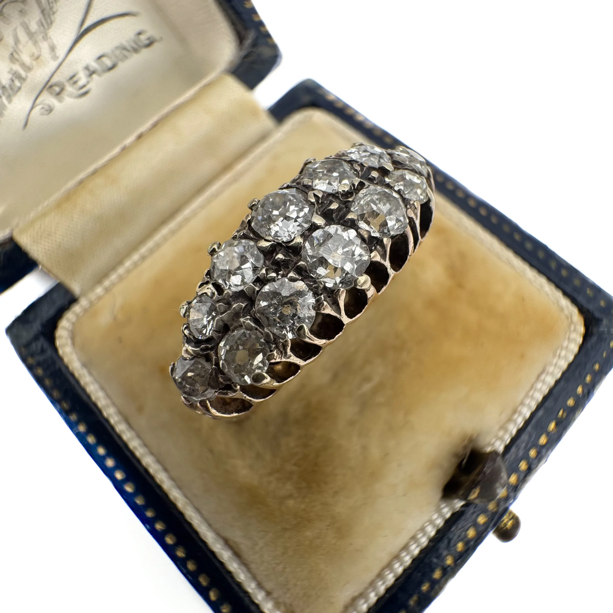 Diamond 2 Row Ring - Image 4