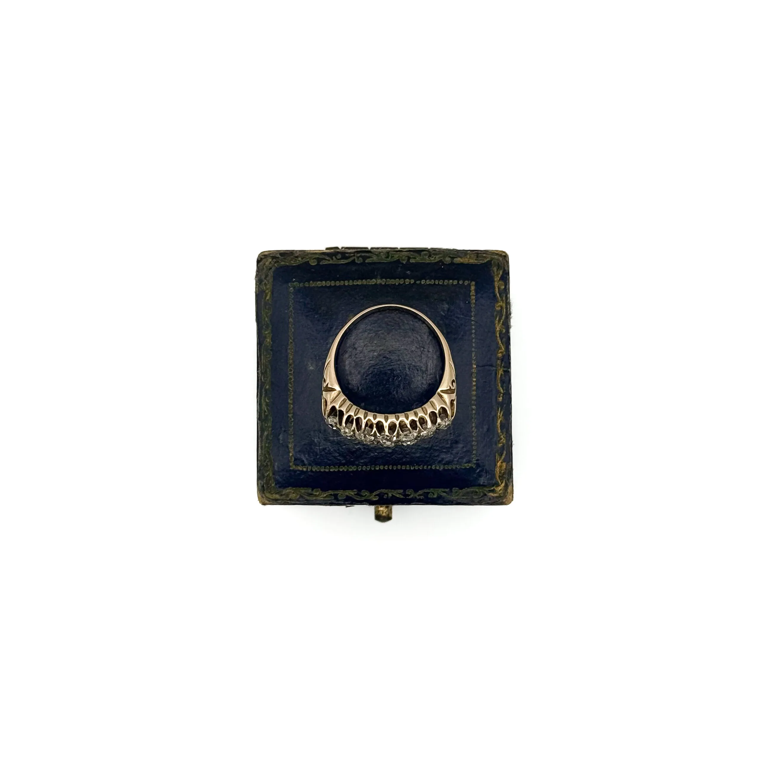 Diamond 2 Row Ring - Image 6