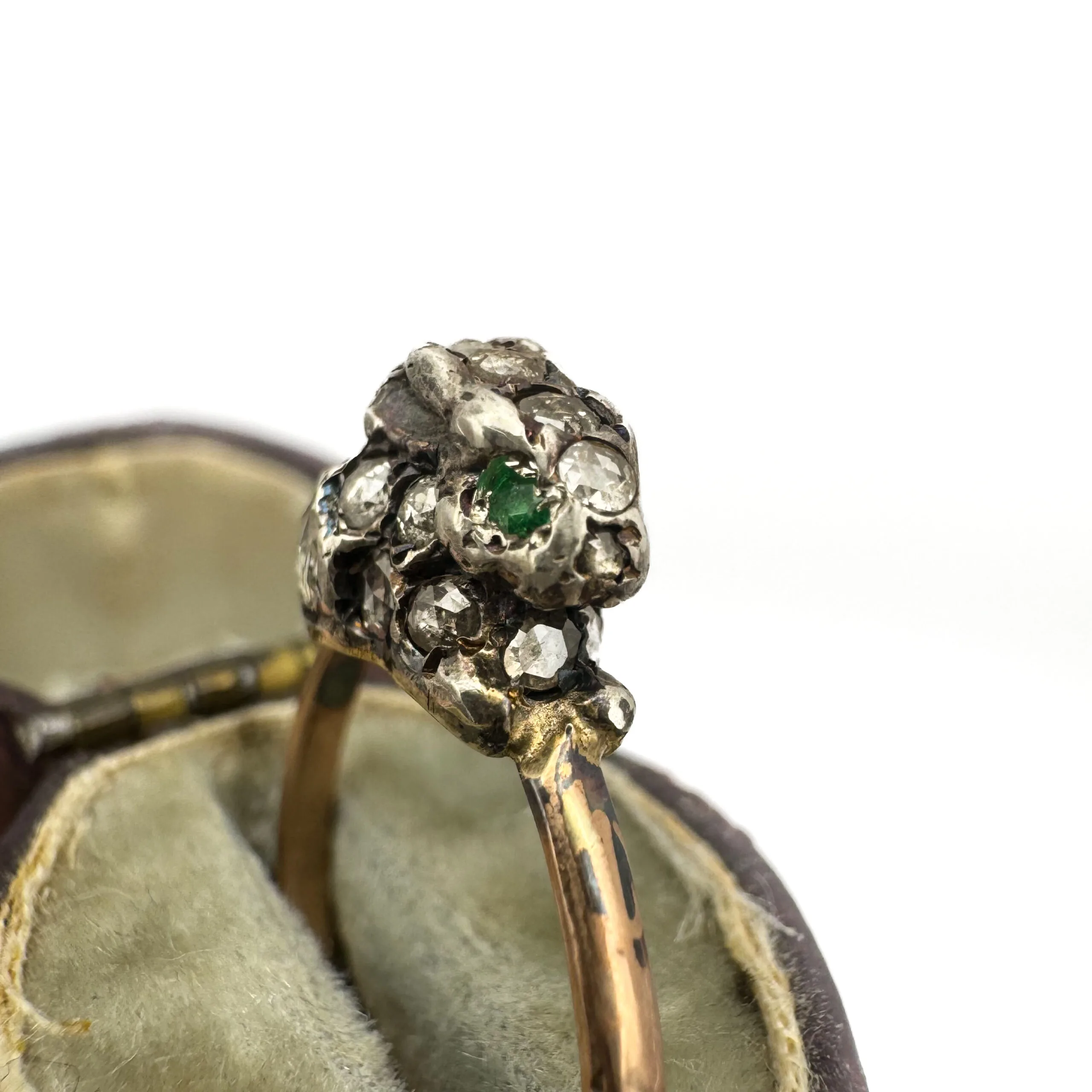 Diamond & Emerald Rabbit Ring - Image 3