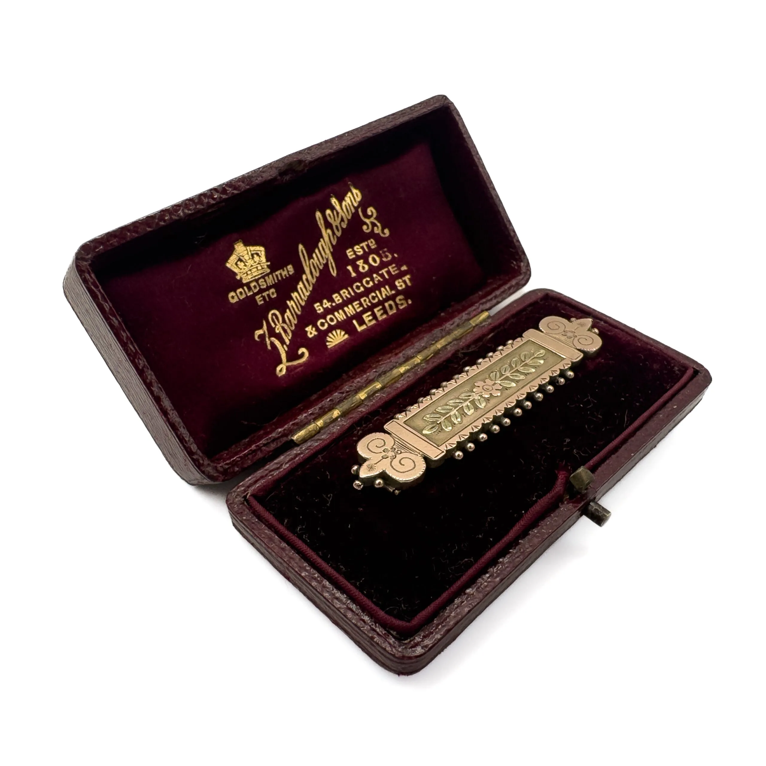 Antique 9ct Gold Brooch - 1890 - Image 2