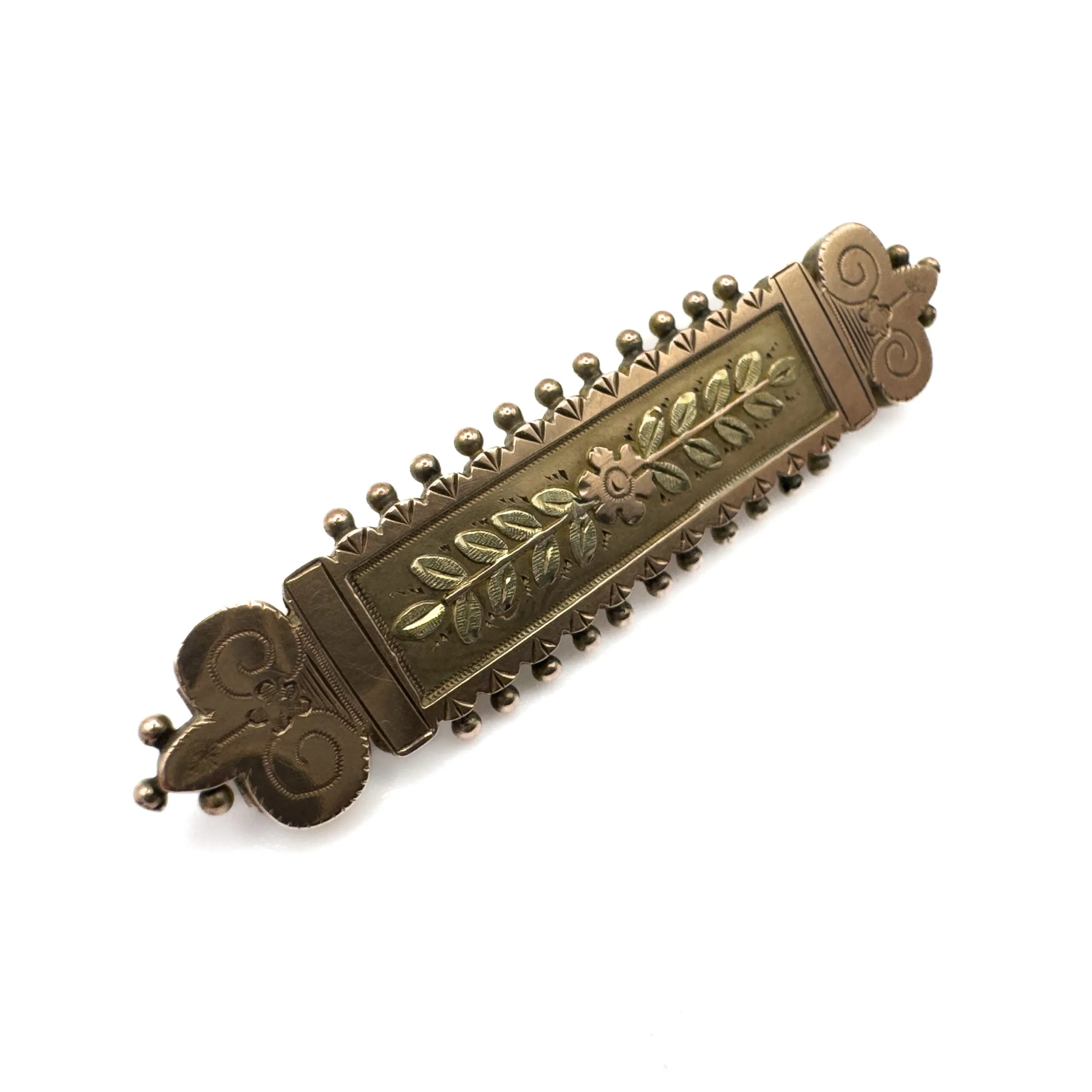 Antique 9ct Gold Brooch - 1890 - Image 6