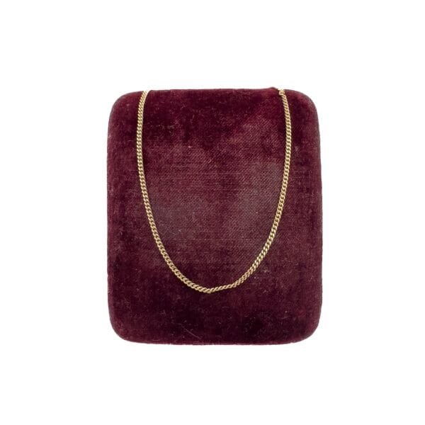 9ct Gold Curb Chain - Image 2