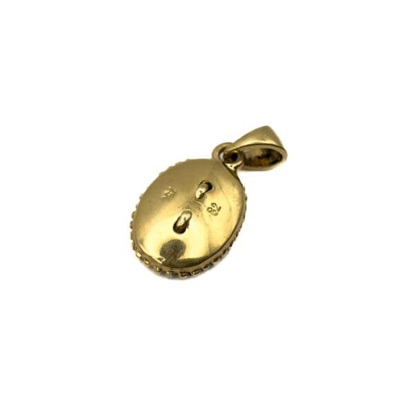 18ct Gold Rod of Asclepius Pendant - Image 4