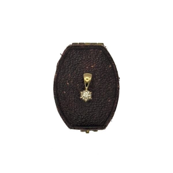 Diamond Solitaire Pendant - .20ct - Image 7