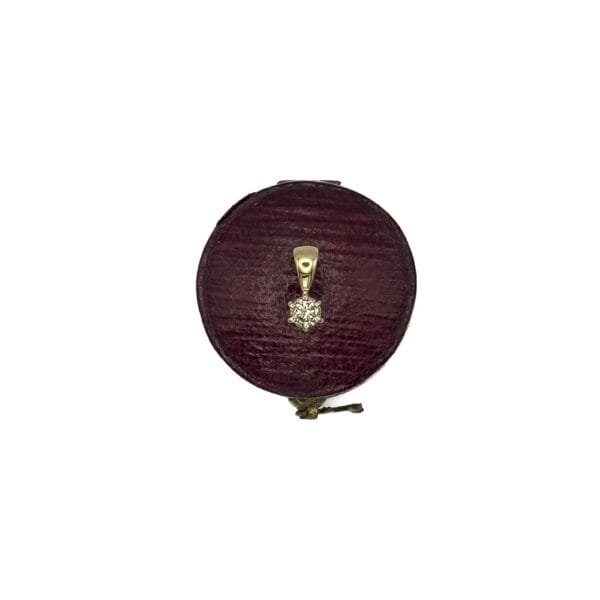 Diamond Solitaire Pendant - .20ct - Image 4