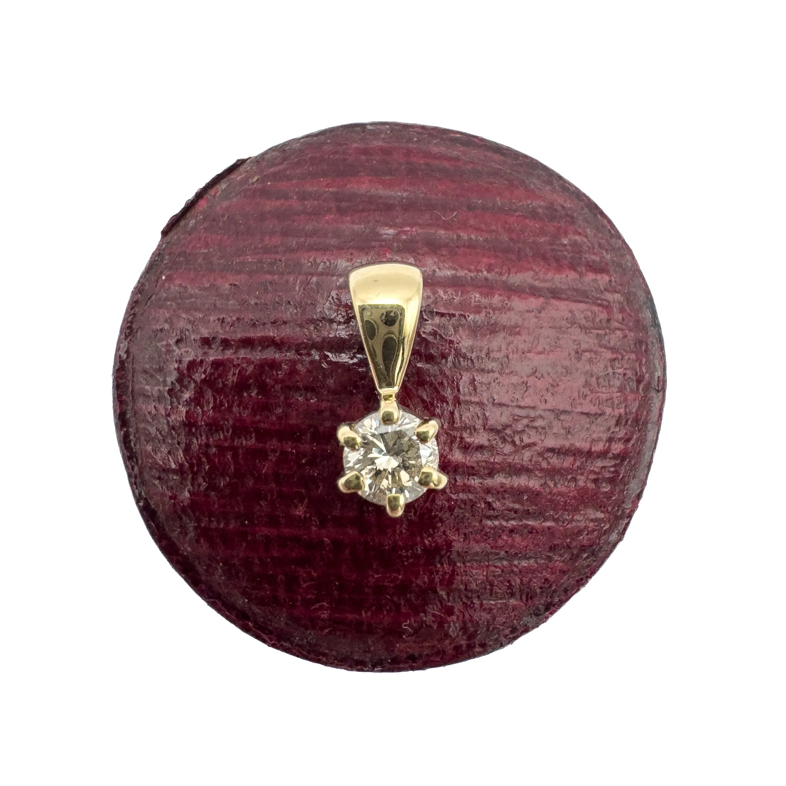 Diamond Solitaire Pendant - .20ct - Image 2