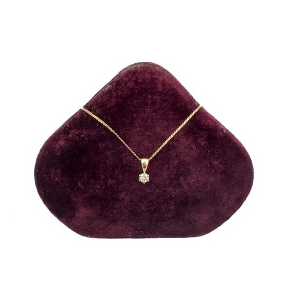 Diamond Solitaire Pendant - .20ct