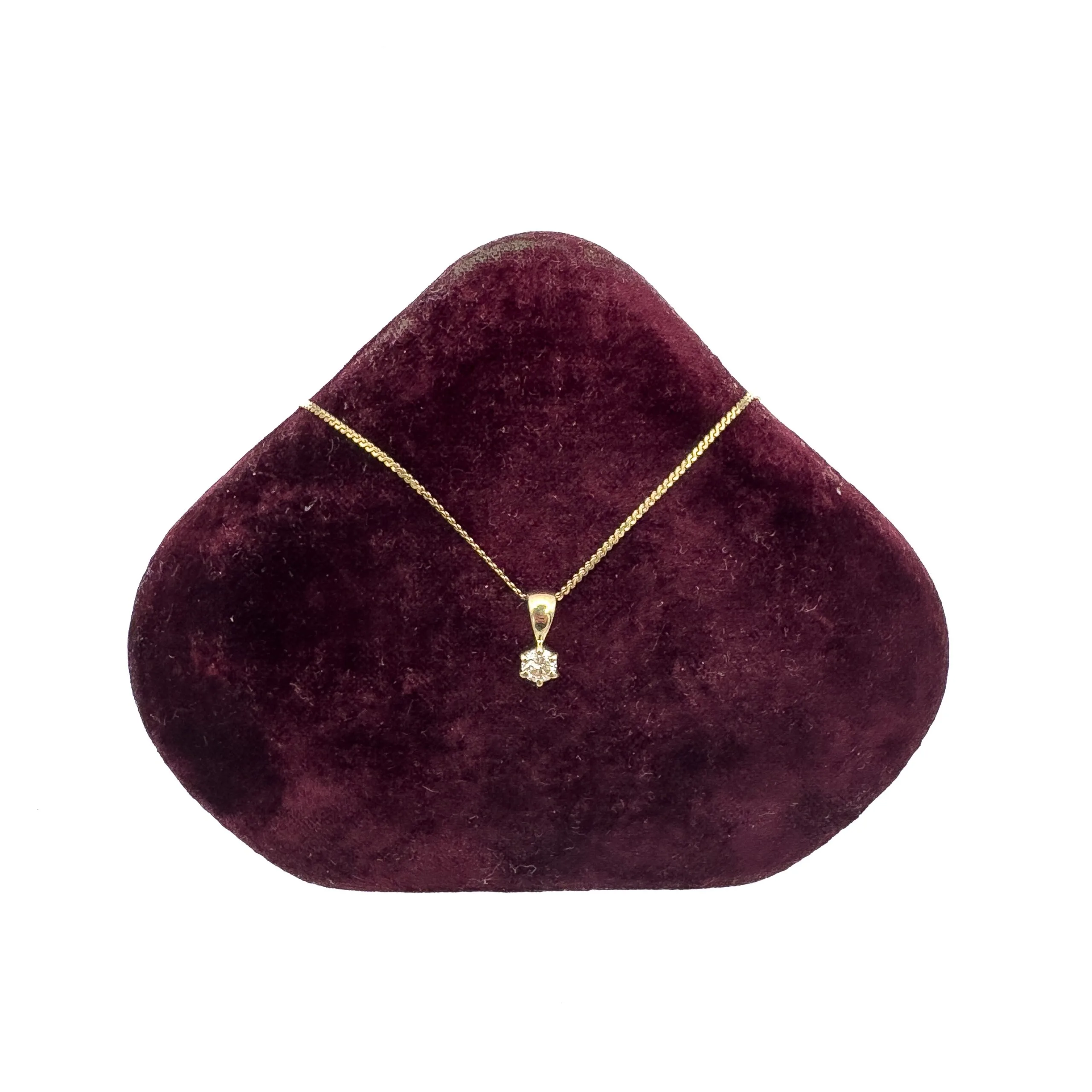 Diamond Solitaire Pendant - .20ct