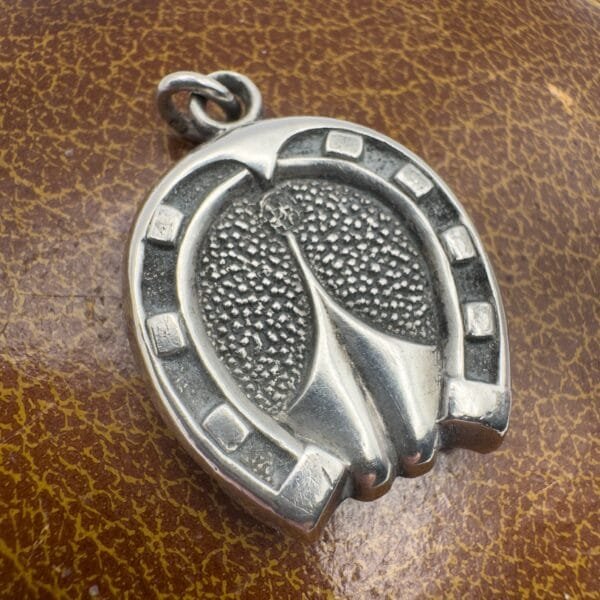 Victorian Silver Horseshoe Compass - Image 5