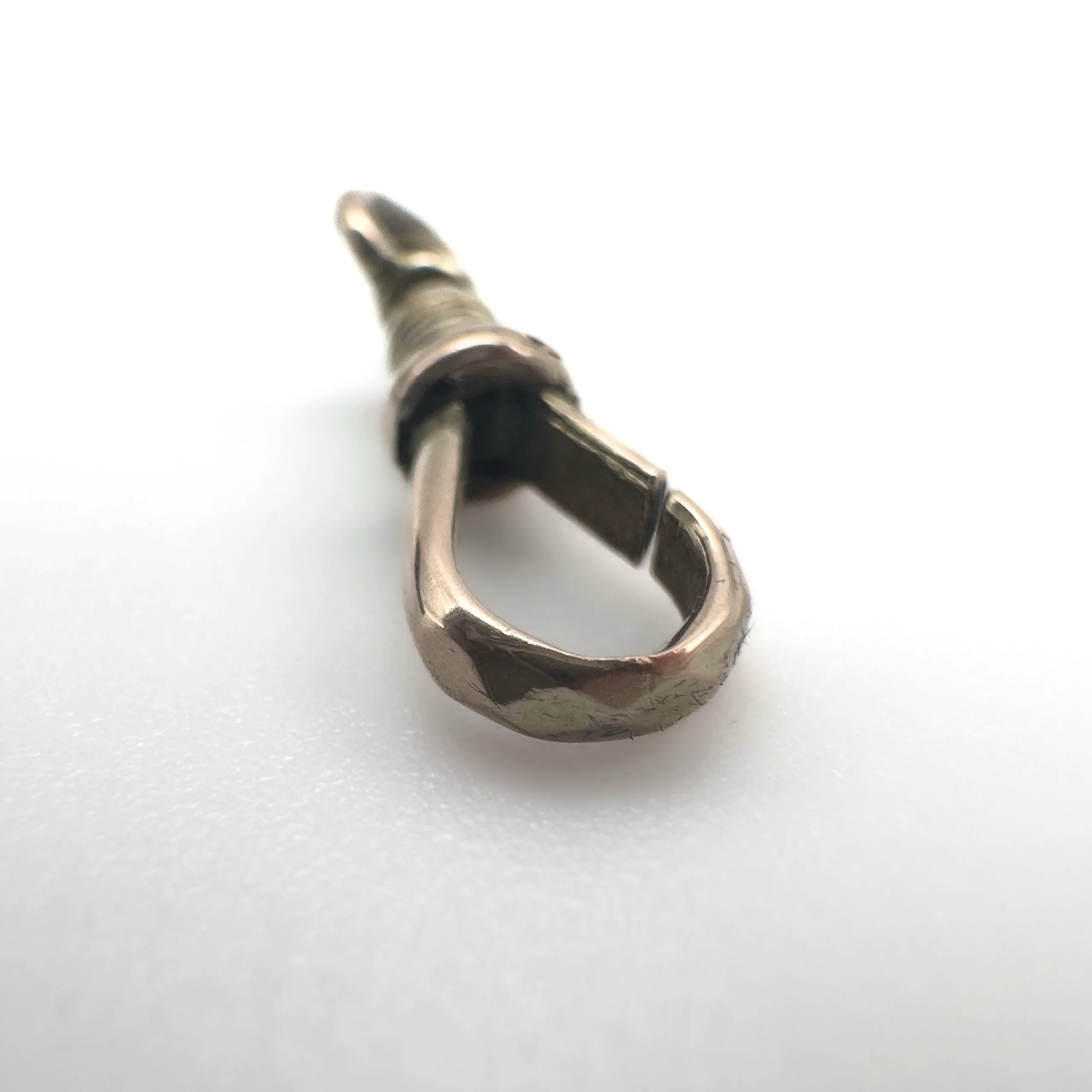 Antique 9ct Gold Dog Clip - Image 2