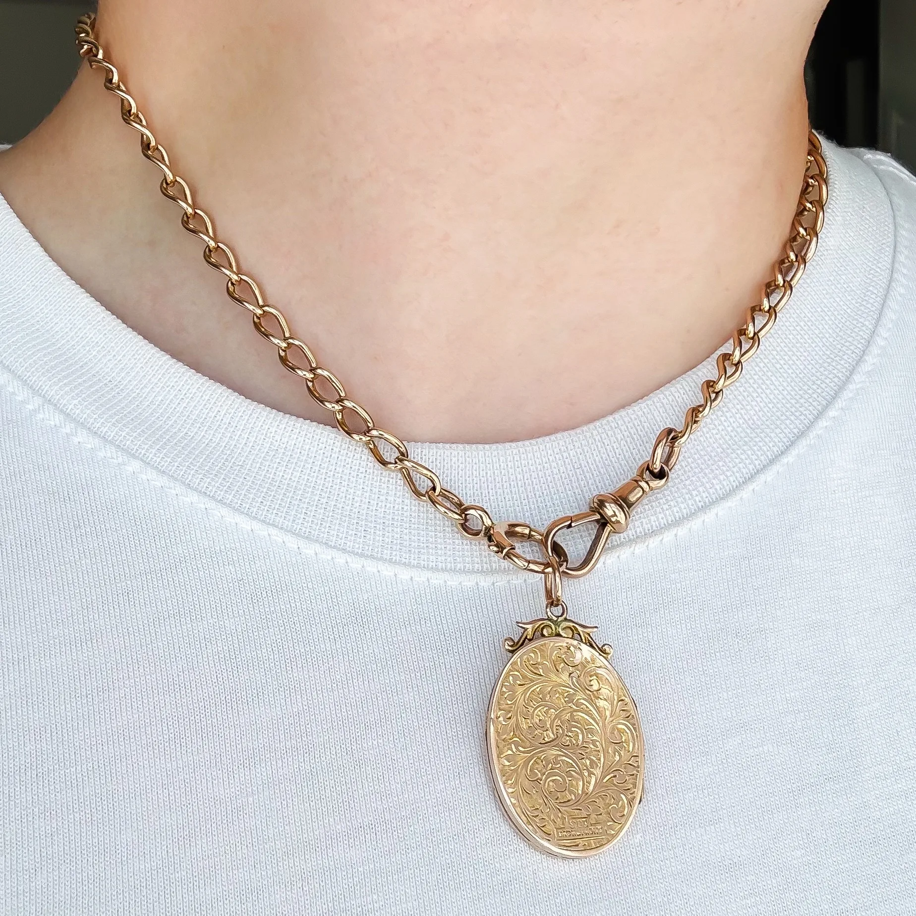 Victorian Rose Gold Albert - Image 12