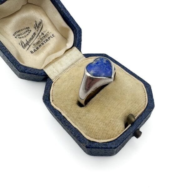 Silver Lapis Ring