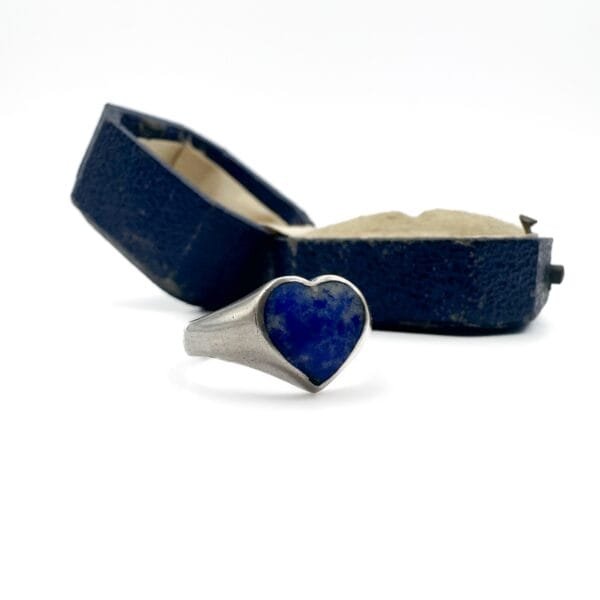 Silver Lapis Ring - Image 2