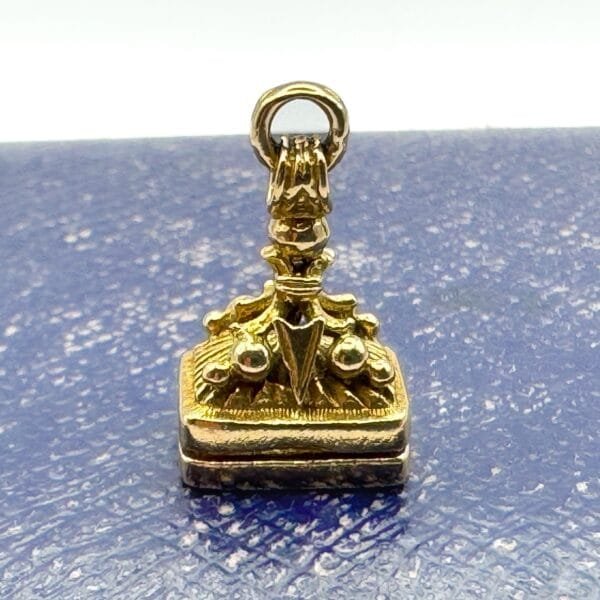 Georg Jensen 9ct Gold Fob Locket - Image 4