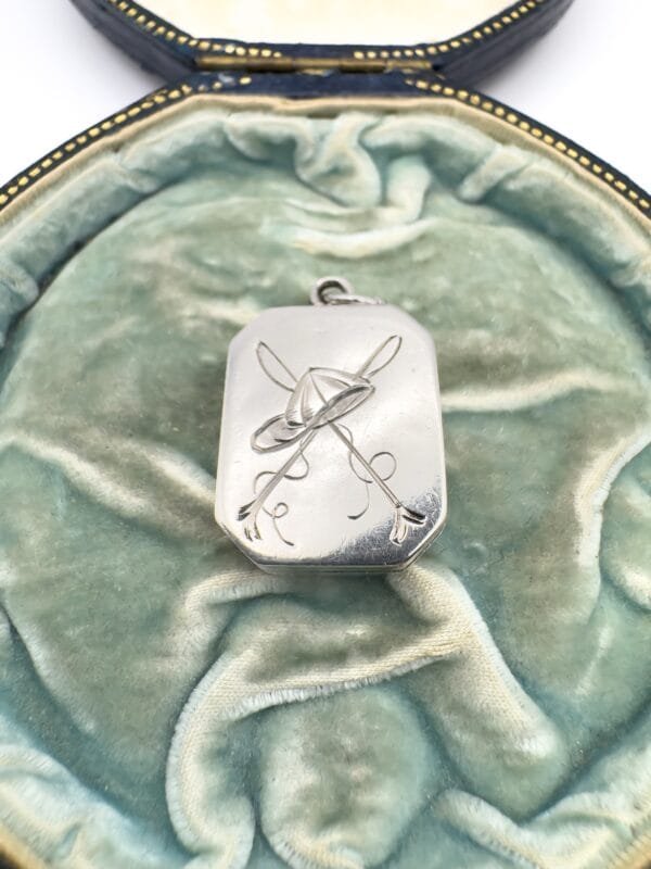 Victorian Silver Locket - Image 2
