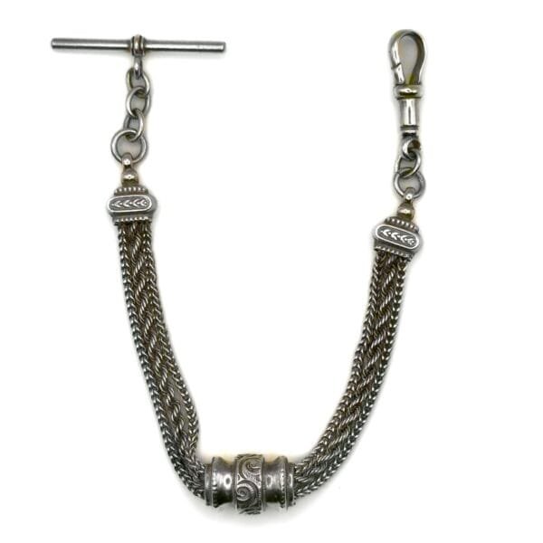 Victorian Silver Albertina Bracelet - Image 2