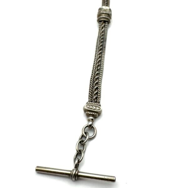 Victorian Silver Albertina Bracelet - Image 3