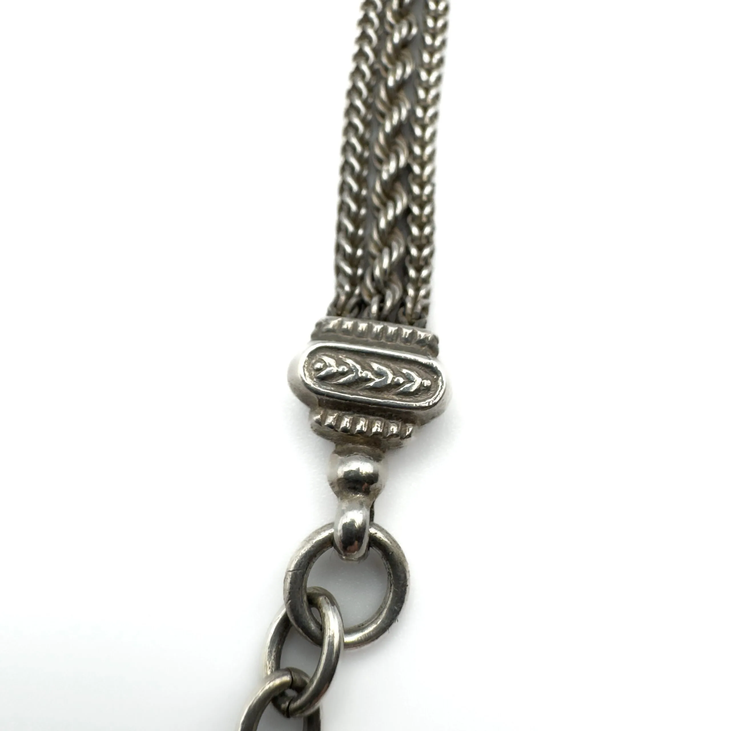 Victorian Silver Albertina Bracelet - Image 7