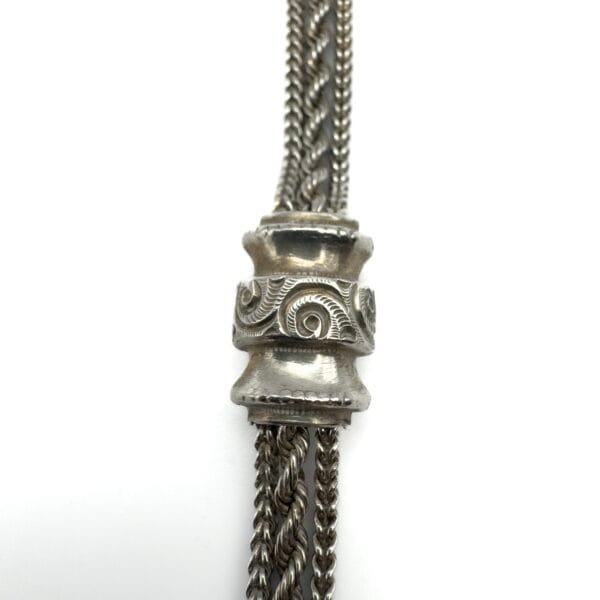 Victorian Silver Albertina Bracelet - Image 4