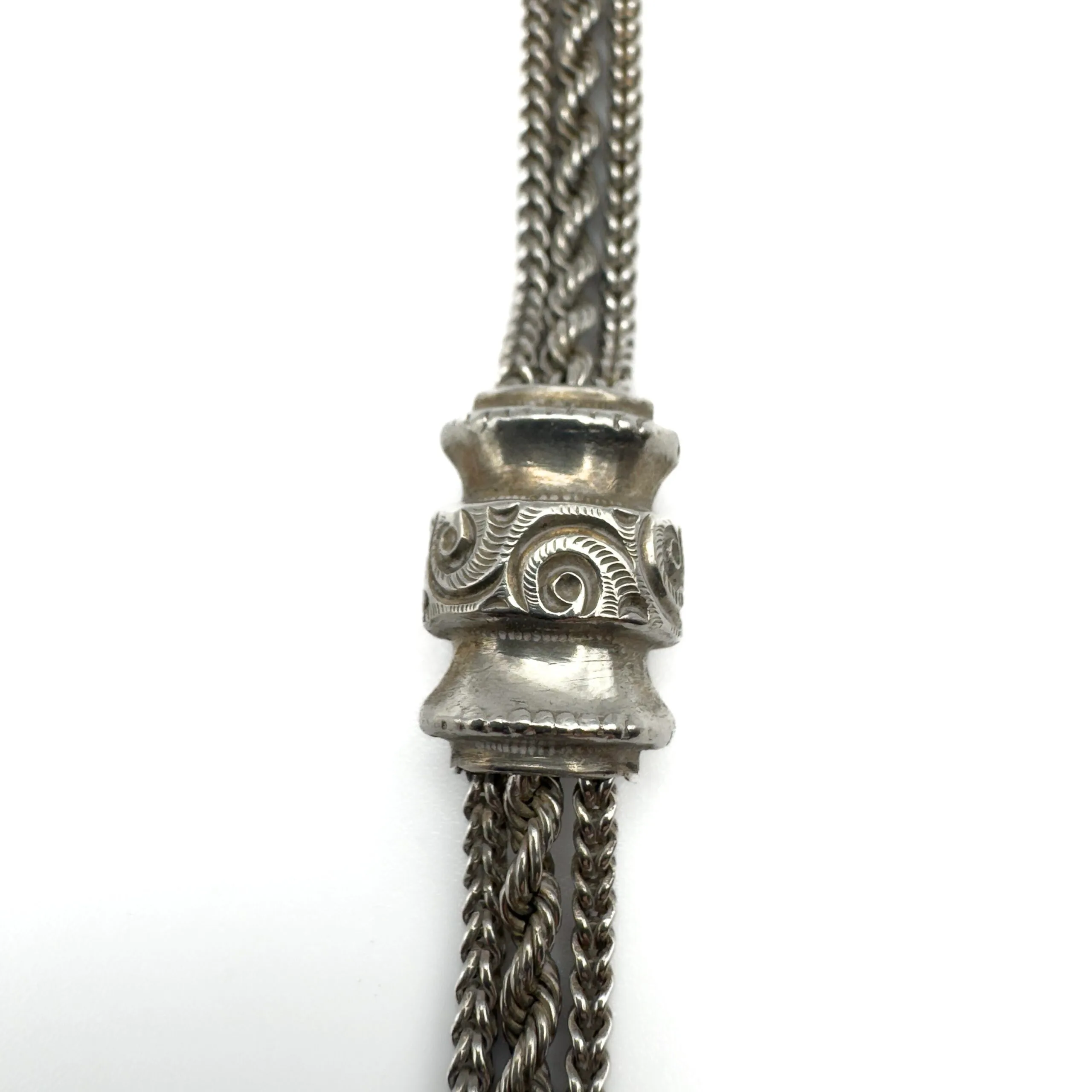 Victorian Silver Albertina Bracelet - Image 4