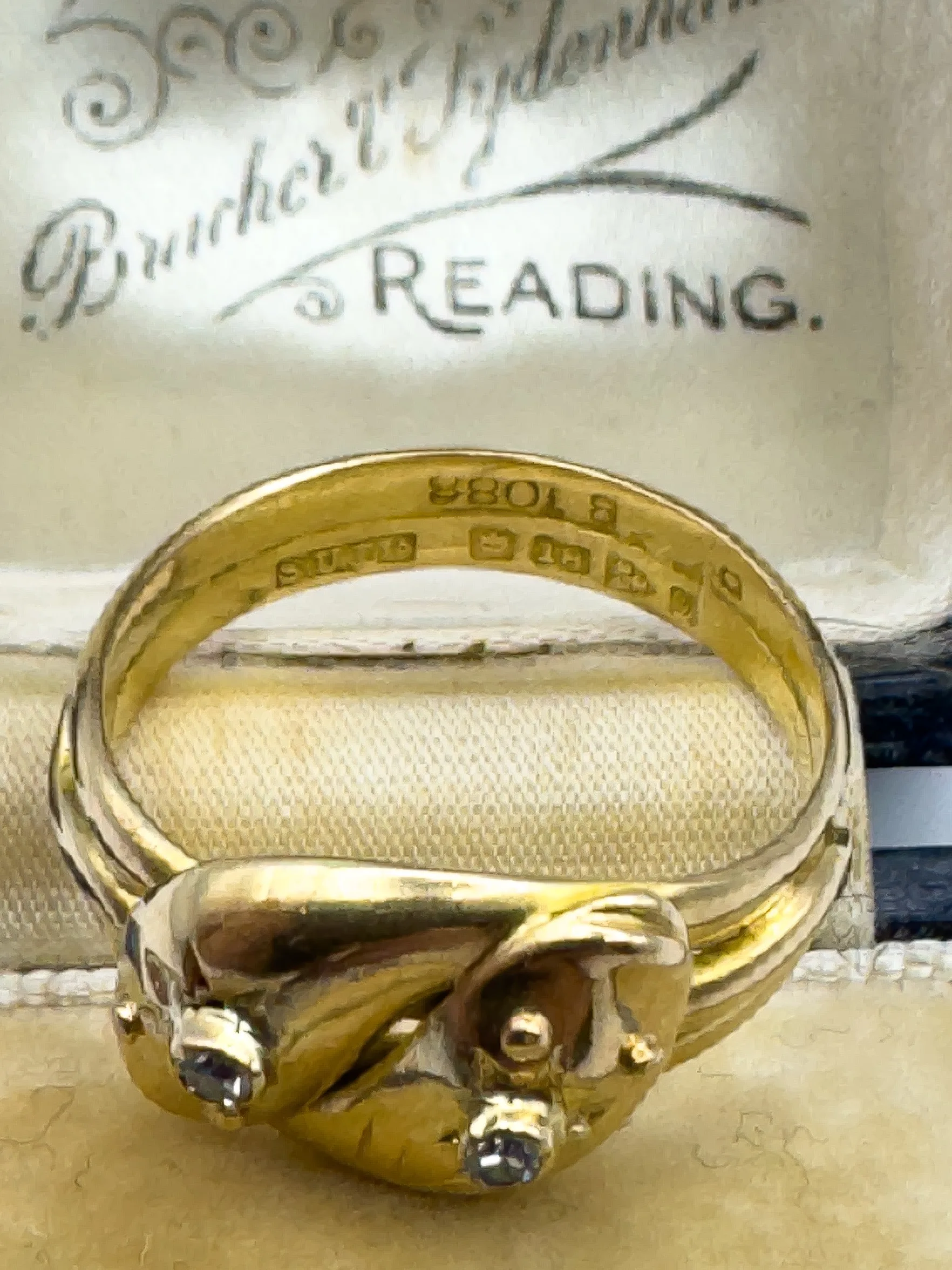 18ct Yellow Gold Snake Ring - Image 4