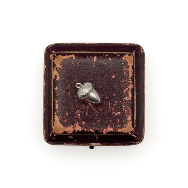 Antique Silver Acorn Charm - Image 2
