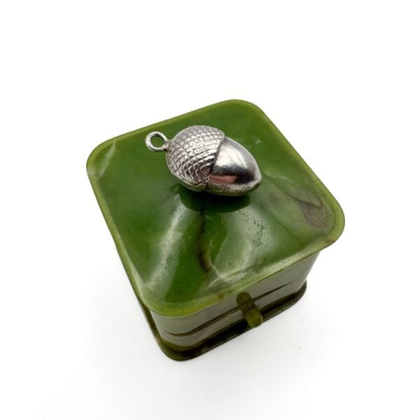 Antique Silver Acorn Charm - Image 5
