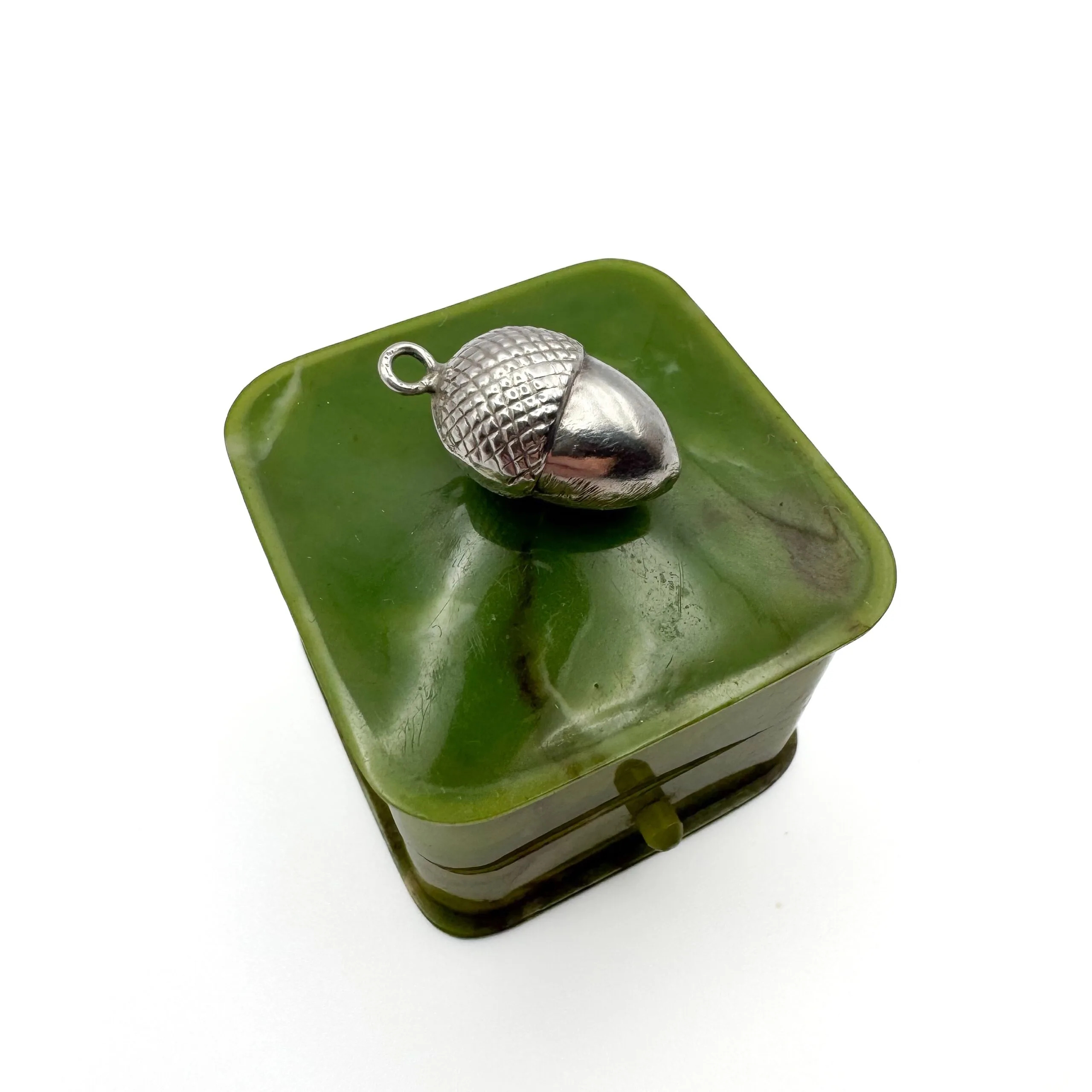 Antique Silver Acorn Charm - Image 5