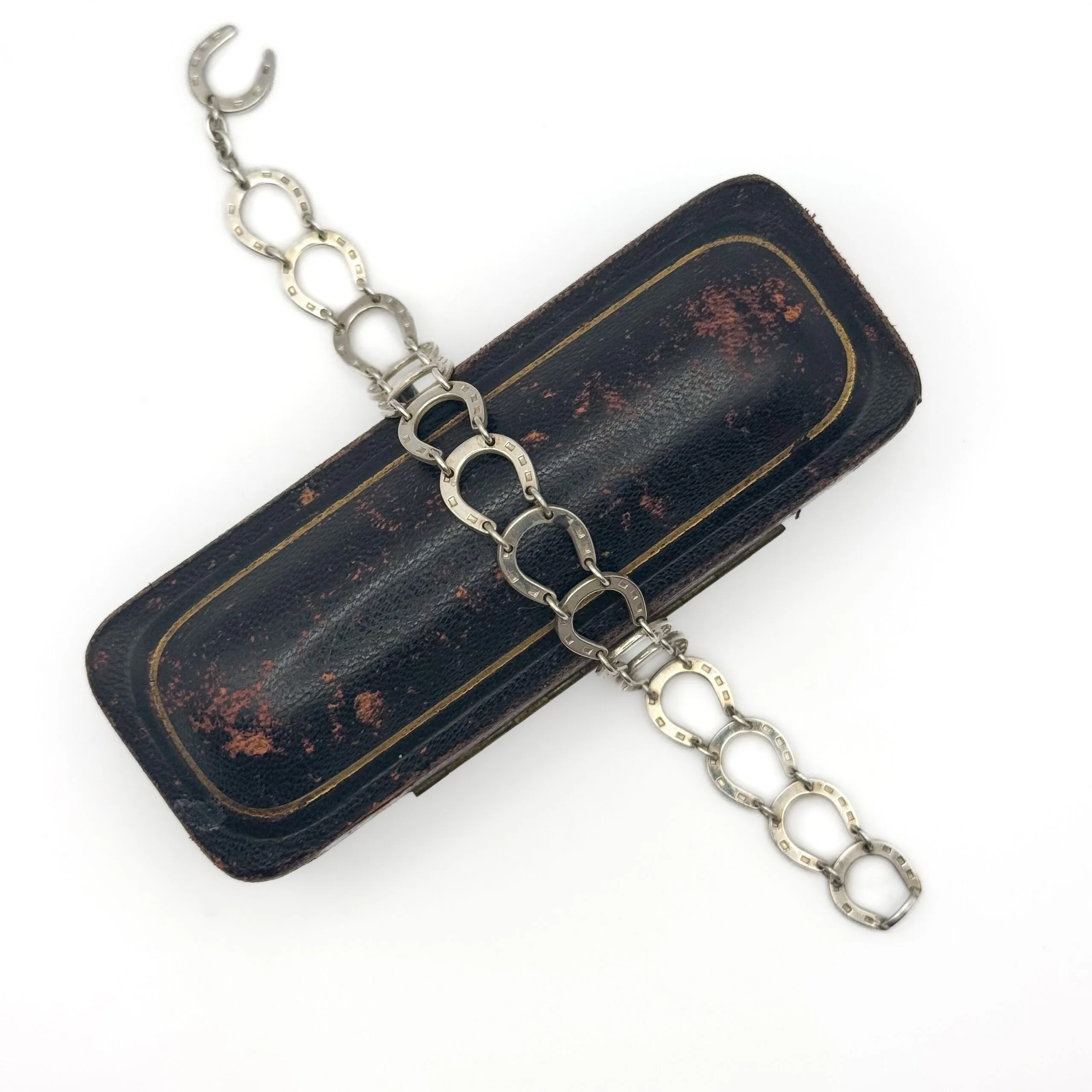 Silver Horseshoe Bracelet
