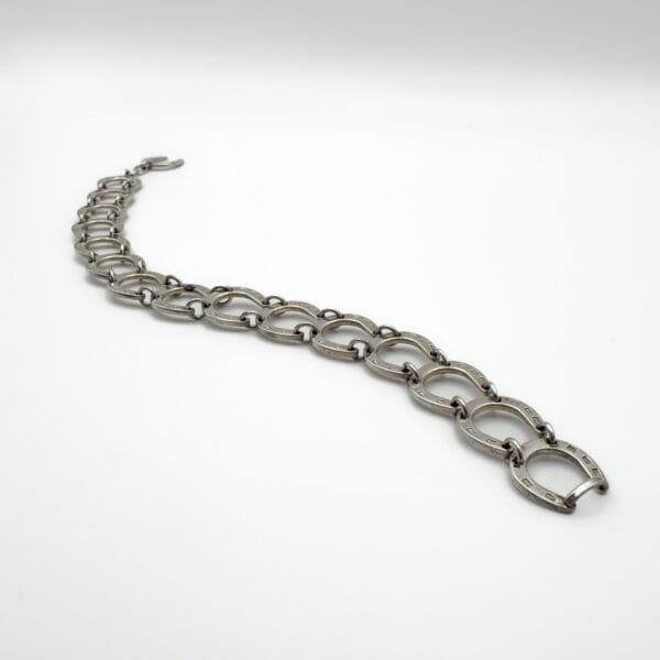 Silver Horseshoe Bracelet - Image 6