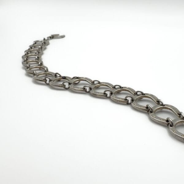 Silver Horseshoe Bracelet - Image 7