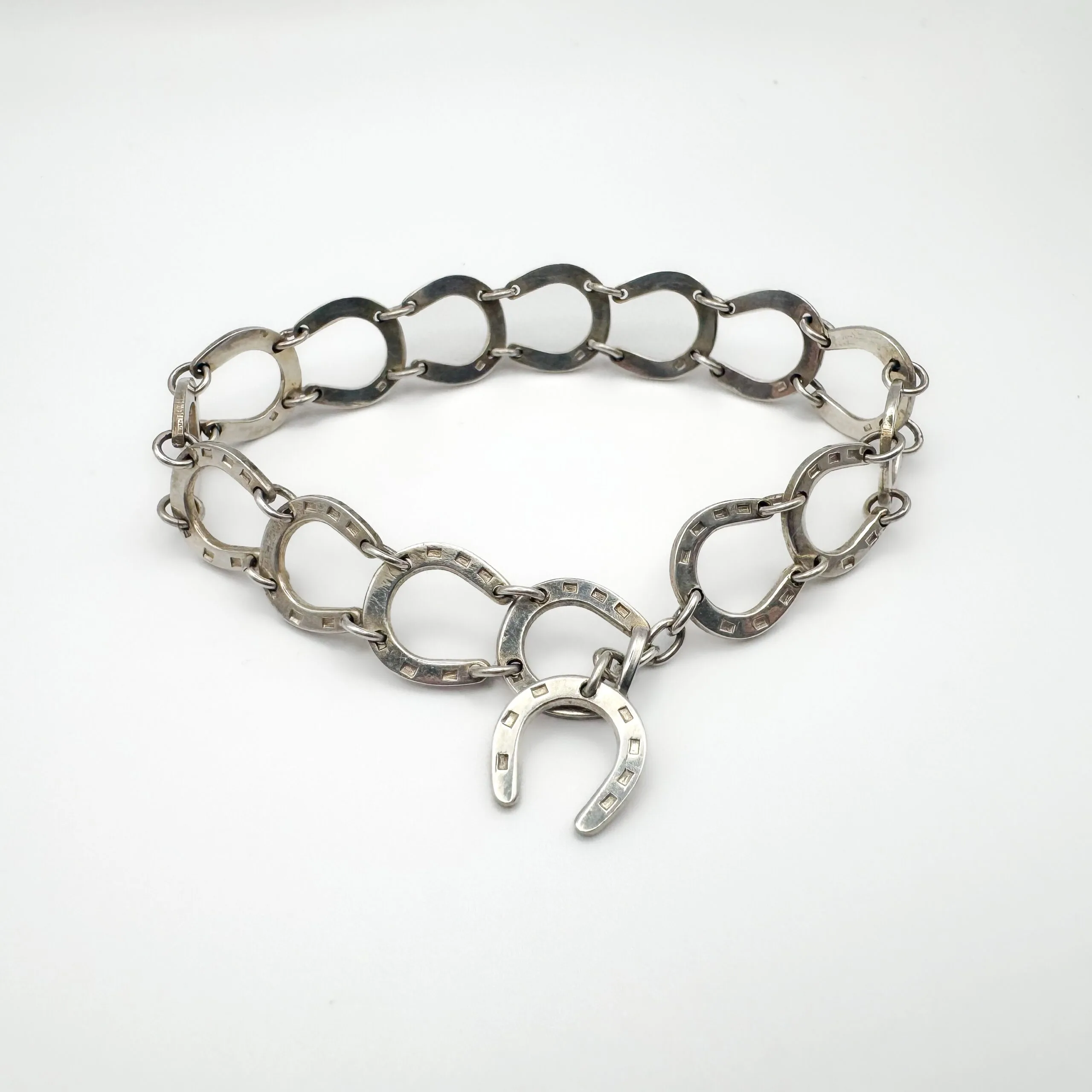 Silver Horseshoe Bracelet - Image 2