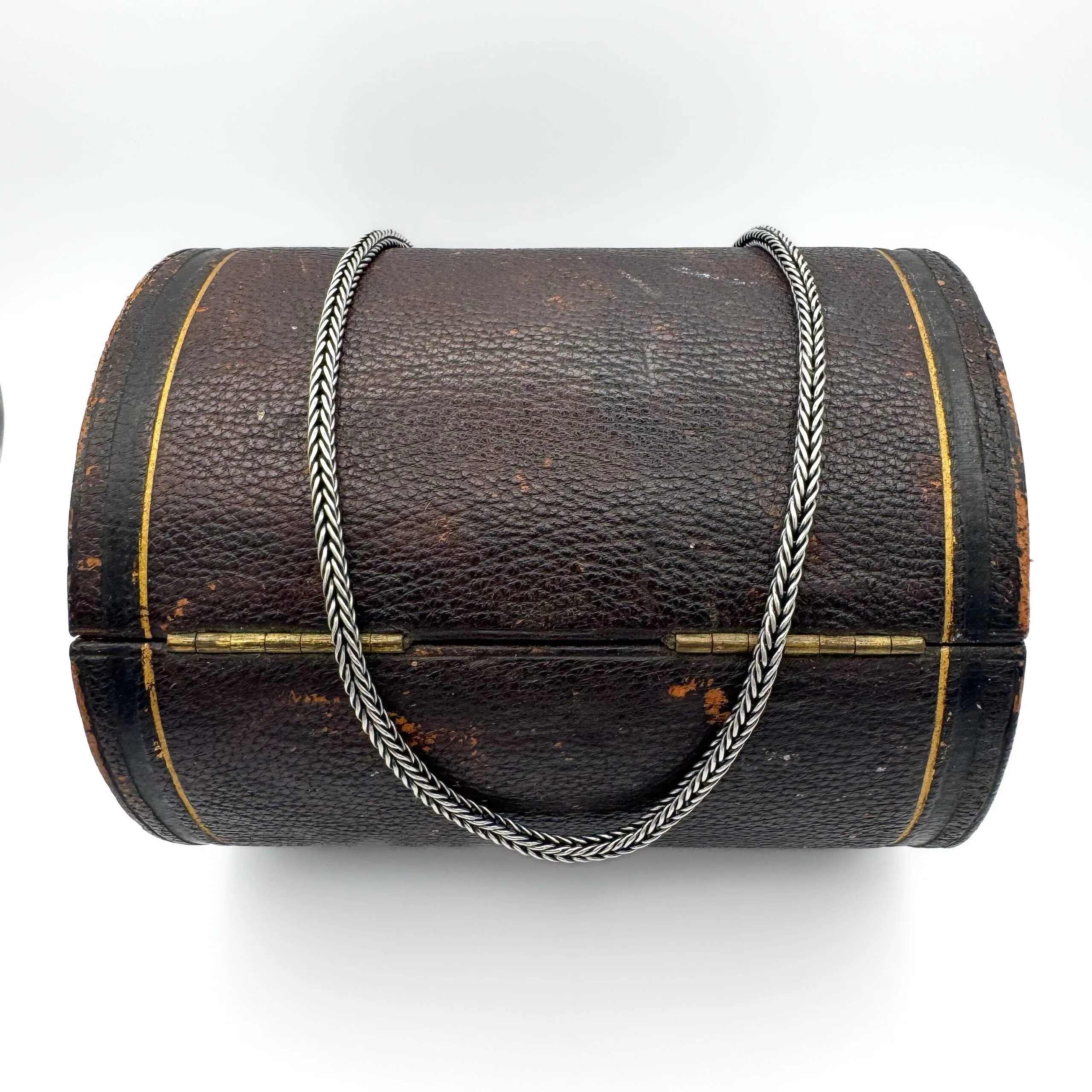Vintage Silver Wheat Chain - Image 4