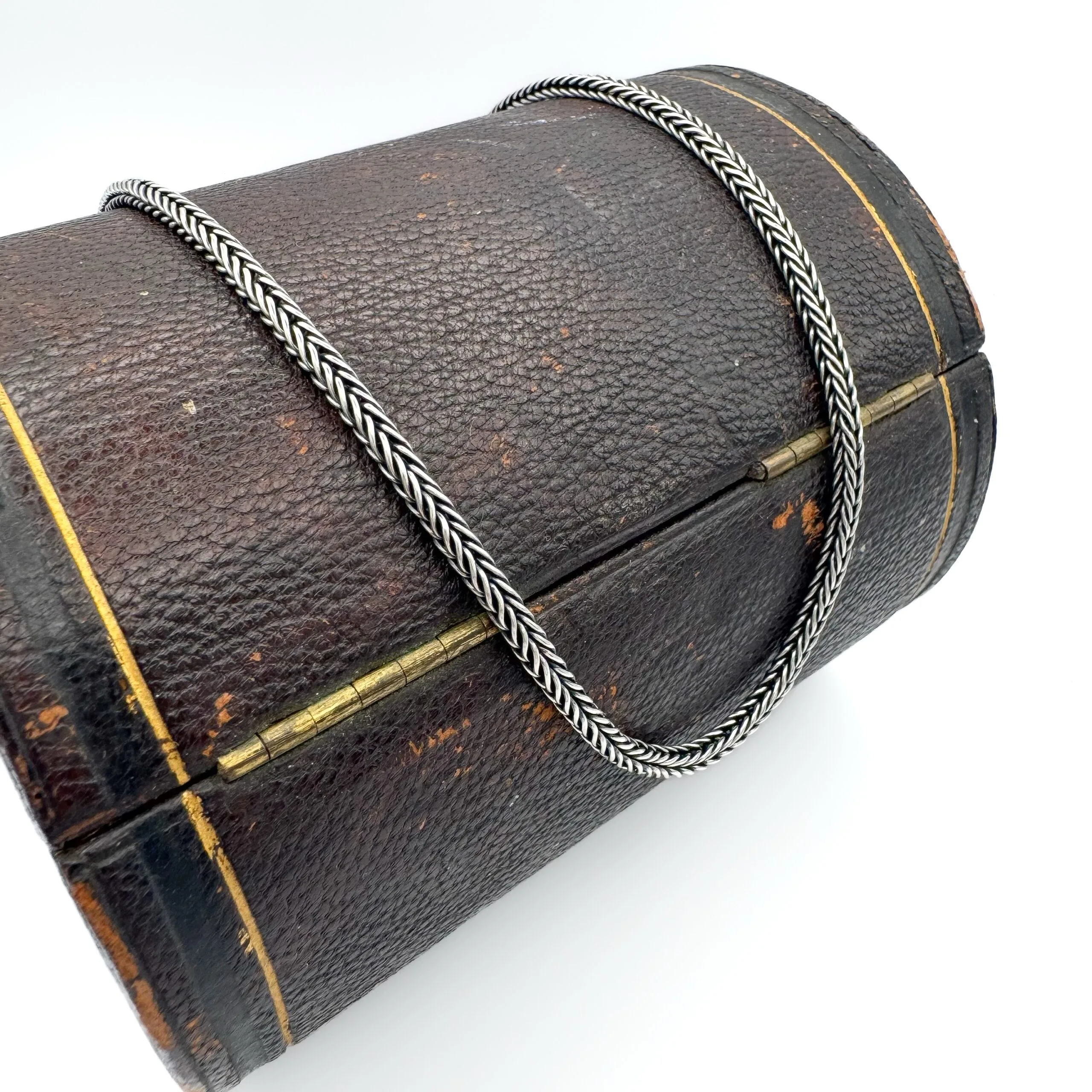 Vintage Silver Wheat Chain - Image 2