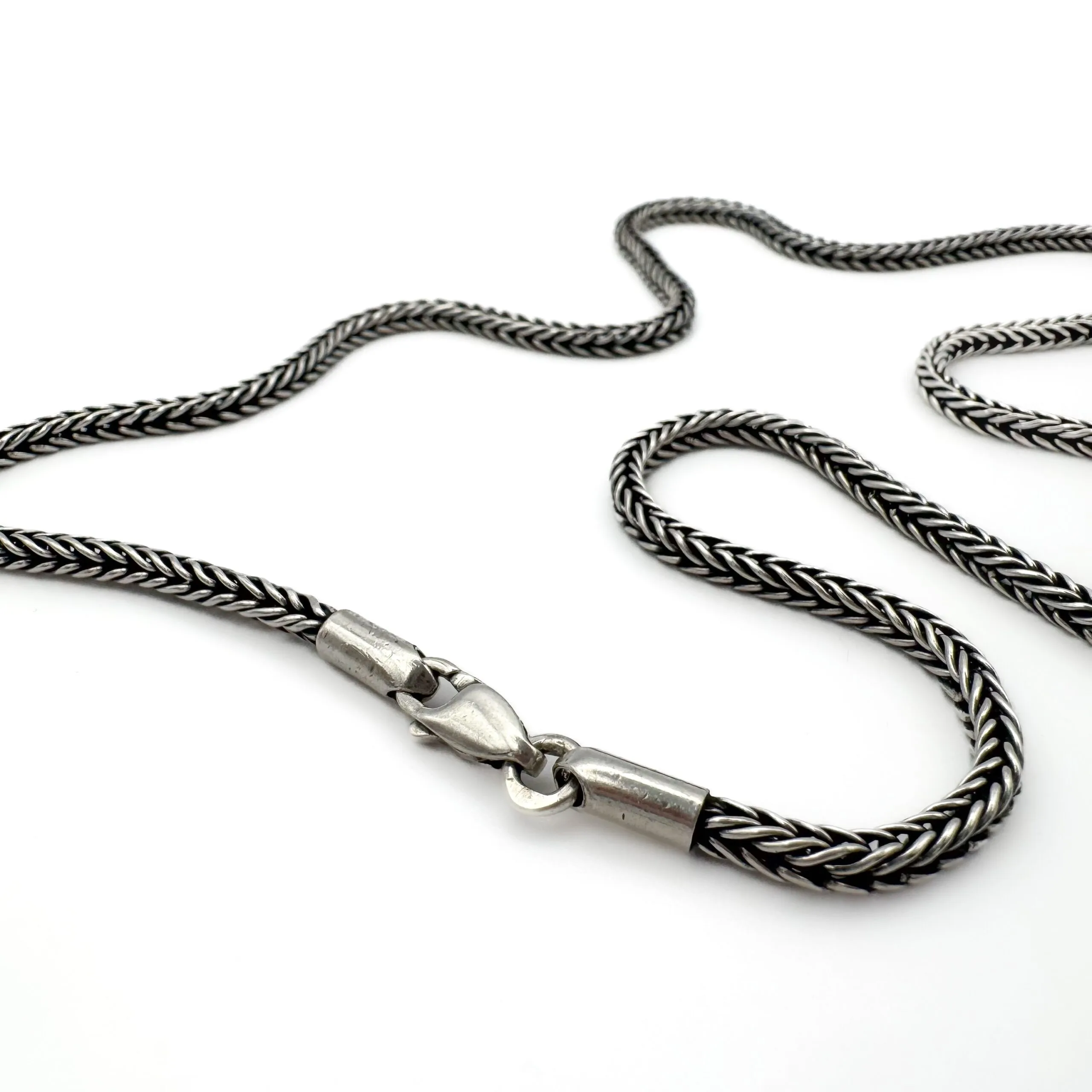 Vintage Silver Wheat Chain - Image 3