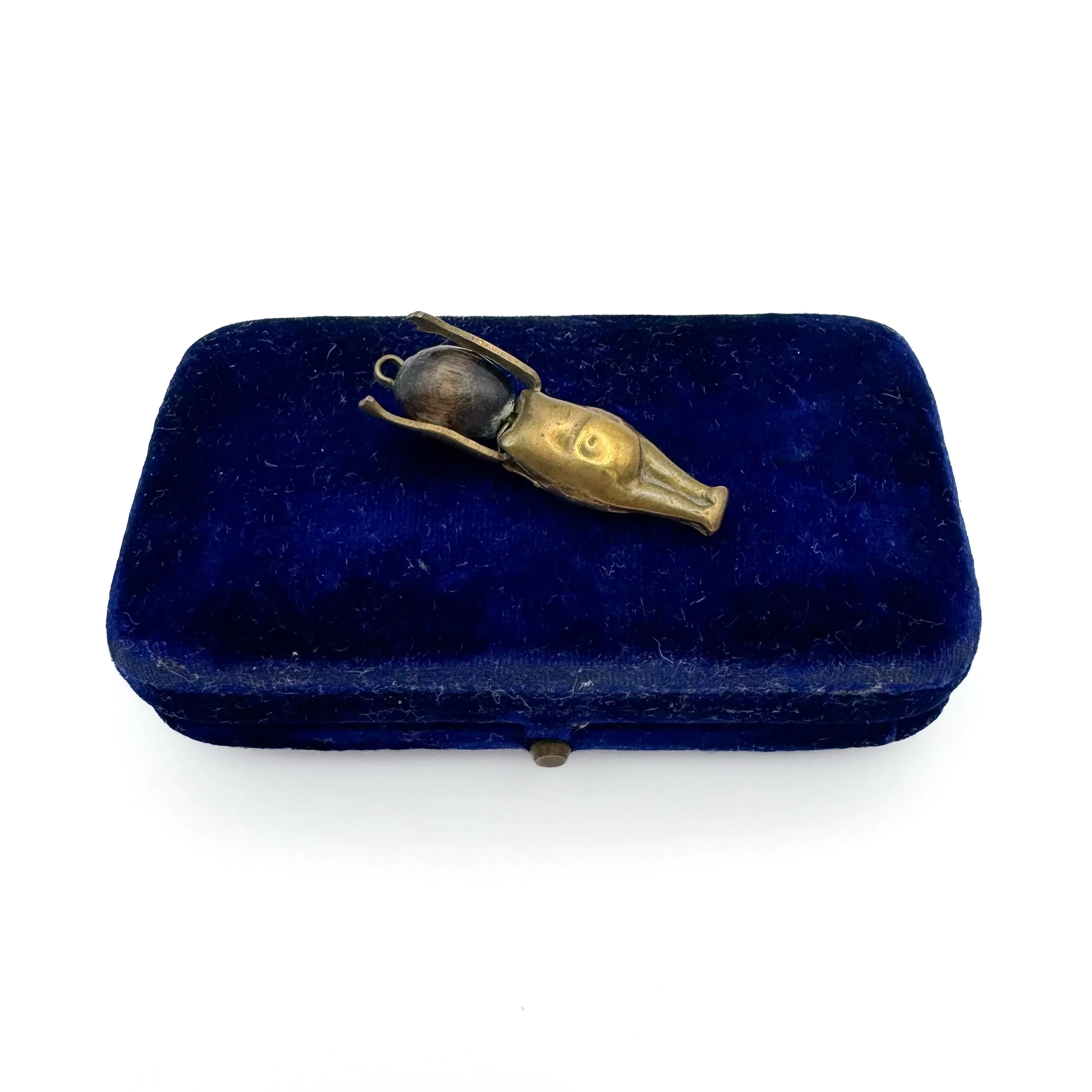 WW1 ‘Fumsup’ Lucky Charm (Brass & Wood) - Image 3