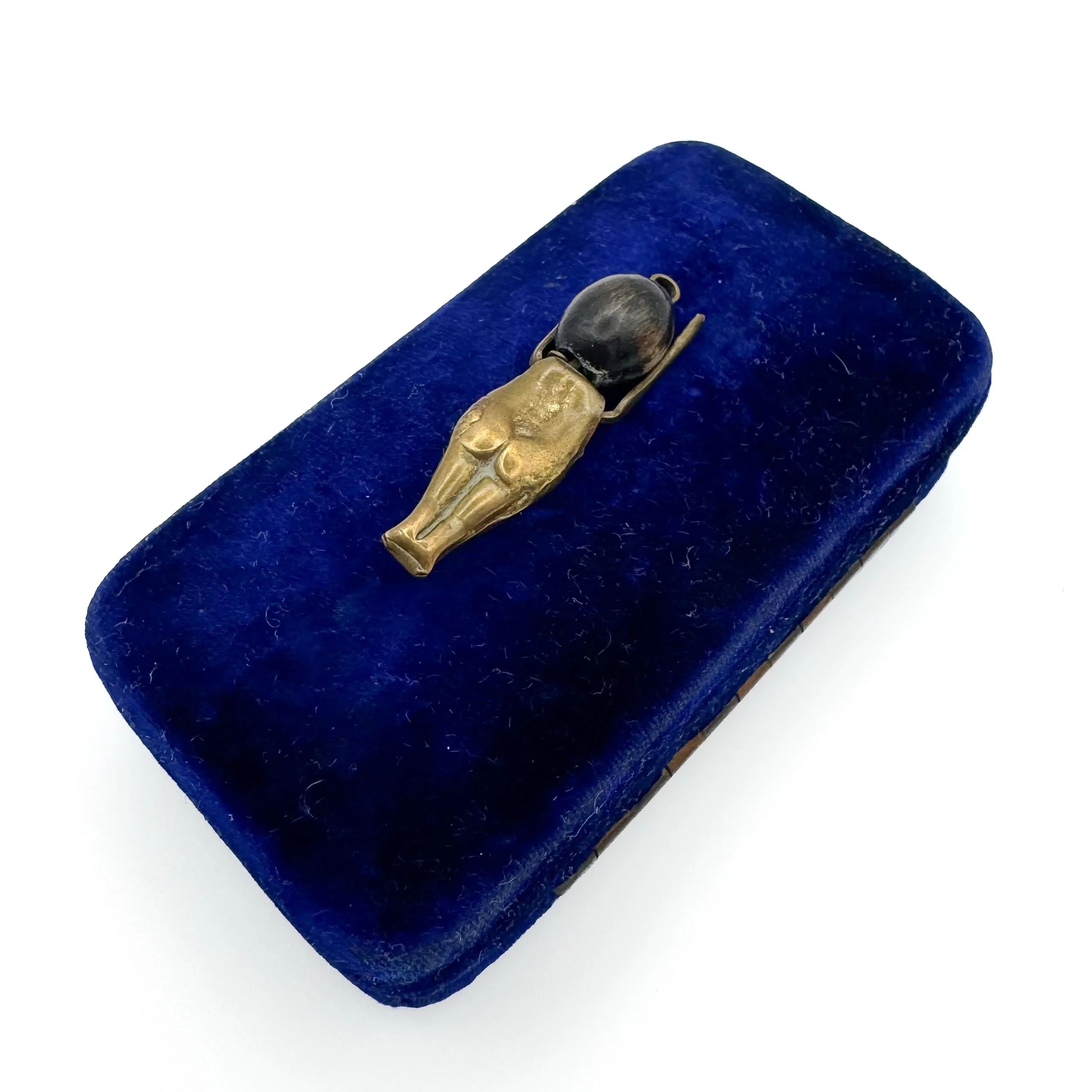 WW1 ‘Fumsup’ Lucky Charm (Brass & Wood) - Image 2
